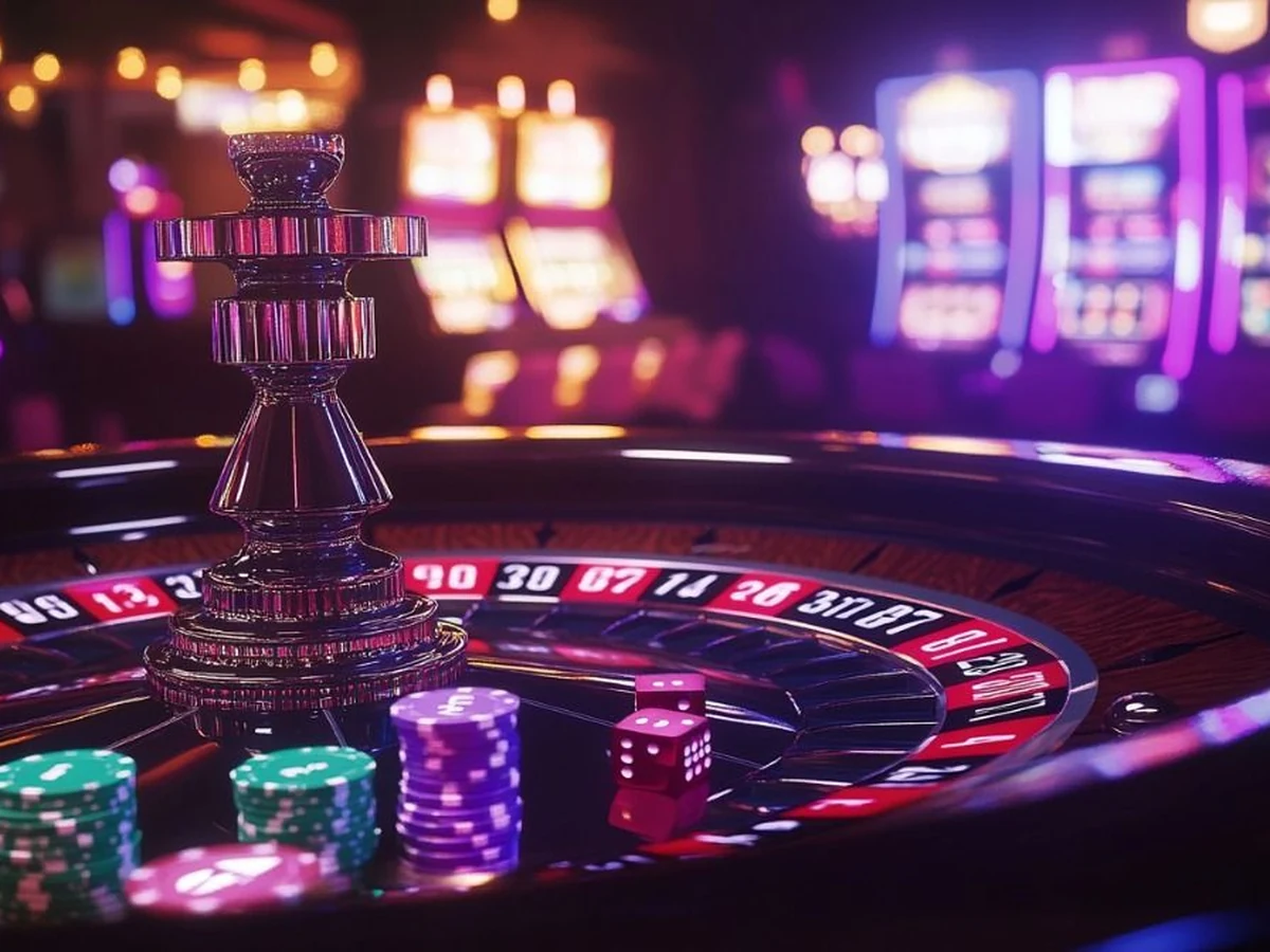 Tampilan visual permainan slot dengan simbol reel berwarna